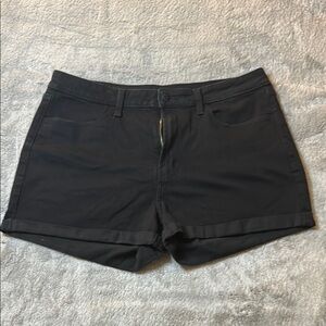 Women's Black Jean Shorts